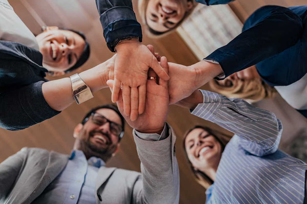 Une réunion d'équipe chez 