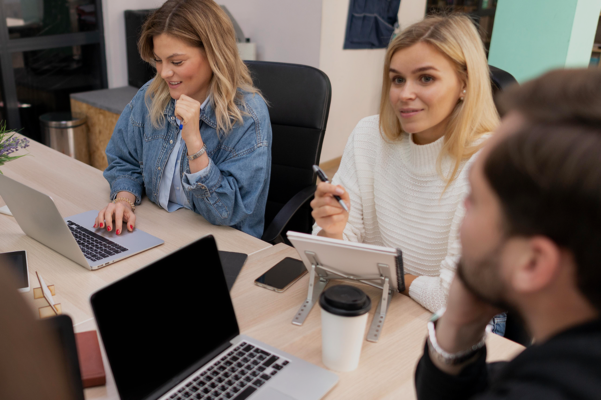 Une réunion d'équipe chez 